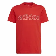 Child's Short Sleeve T-Shirt Adidas Essentials  Red