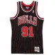 Basketball shirt Mitchell & Ness Chicago Bulls Dennis Rodman Black