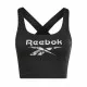 Sujetador Deportivo Reebok Yoga Floral Negro