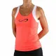 Camiseta de Tirantes Mujer Endless Race Pádel Salmón