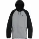 Sudadera con Capucha Hombre Burton Negro Gris