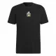 Camiseta de Manga Corta Hombre Adidas Aeroready Paris Graphic Tenis Negro