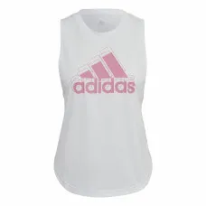 Camiseta para Mujer sin Mangas Adidas AEROREADY Racerback  Blanco
