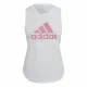 Camiseta para Mujer sin Mangas Adidas AEROREADY Racerback  Blanco