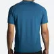 Camiseta de Manga Corta Hombre Brooks Atmosphere  2.0 Cian