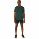 Men’s Short Sleeve T-Shirt Asics Big Logo Dark green