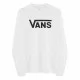 Sudadera sin Capucha Hombre Vans Classic Blanco