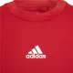 Camiseta de Fútbol de Manga Corta para Niños Adidas Techfit Top Rojo