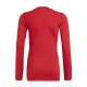 Camiseta de Fútbol de Manga Corta para Niños Adidas Techfit Top Rojo