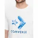 Men’s Short Sleeve T-Shirt Converse Crystals White
