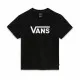 Child's Short Sleeve T-Shirt Vans Flying V Black