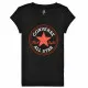 Camiseta de Manga Corta Infantil Converse Timeless  Negro