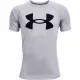 Camiseta de Manga Corta Infantil Under Armour Tech Big Logo Gris