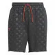Men's Basketball Shorts Adidas Trae Allover Print Grey