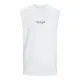 Camiseta para Hombre sin Mangas Jack & Jones  Jovesterbro Blanco