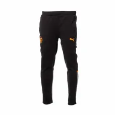 Children's Tracksuit Bottoms Puma Valencia CF Black Unisex