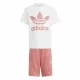 Children's Sports Outfit Adidas Trifolio  White