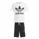 Children's Sports Outfit Adidas Adicolor  White