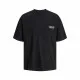 Men’s Short Sleeve T-Shirt Jack & Jones bari Back Black Men