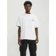 Men’s Short Sleeve T-Shirt Jack & Jones bari Back White Men