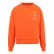Sudadera sin Capucha Unisex Kappa Kifoli Naranja Oscuro