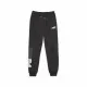 Children's Tracksuit Bottoms Puma Power Colorblock Black