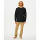 Sudadera sin Capucha Hombre Rip Curl Tide Negro