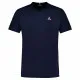 Camiseta de Manga Corta Unisex Le coq sportif Tri N°1 Sky Azul oscuro