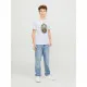 Child's Short Sleeve T-Shirt Jack & Jones Jorheavens White
