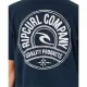 Child's Short Sleeve T-Shirt Rip Curl Stapler Navy Blue