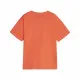 Camiseta de Manga Corta Infantil Puma Power Colorblock Naranja Oscuro