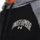 Sudadera con Capucha Hombre Under Armour  Wordmark Colorblock Negro