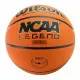 Balón de Baloncesto Wilson NCAA Legend Blanco Naranja Piel Cuero Sintético 7