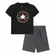 Conjunto Deportivo para Niños Converse Negro/Gris