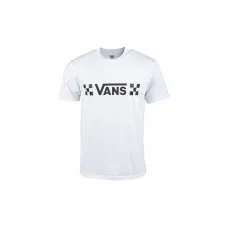 Camiseta de Manga Corta Hombre Vans Drop V Check-B Blanco