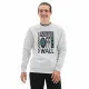 Sudadera sin Capucha Hombre Vans Global Blanco