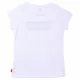 Camiseta de Manga Corta Infantil Levi's Batwing B Blanco