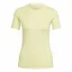 Camiseta de Manga Corta Mujer Adidas Techfit Training Amarillo
