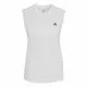 Camiseta para Mujer sin Mangas Adidas Muscle Run Icons Blanco