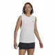 Camiseta para Mujer sin Mangas Adidas Muscle Run Icons Blanco