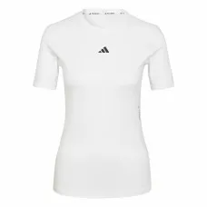 Camiseta de Manga Corta Mujer Adidas Techfit Training Blanco