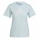 Camiseta de Manga Corta Mujer Adidas Move Logo Sport Cian