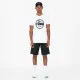 Men’s Short Sleeve T-Shirt New Era  Essential Visor Sticker White