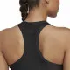 Top Deportivo de Mujer Adidas Studio Wrapeed Rib Negro