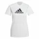 Camiseta de Manga Corta Mujer Adidas Primeblue D2M Logo Sport  Blanco
