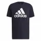 Men’s Short Sleeve T-Shirt  Essentials Big Logo  Adidas Legend Ink  Blue