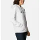 Sudadera con Capucha Mujer Columbia Logo Blanco