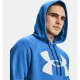 Sudadera con Capucha Hombre Under Armour Rival Big Logo Azul