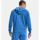 Sudadera con Capucha Hombre Under Armour Rival Big Logo Azul