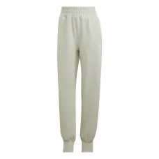 Pantalón Largo Deportivo Adidas Aeroready Studio Mujer Beige
